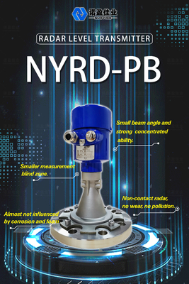 Good price NYRD-PB-A ความแม่นยํา ±3 มิลลิเมตร ความแม่นยําสูง Radar Sensor ระดับน้ําสําหรับถังของเหลวและอนุภาคแข็ง Radar Level Gauge ออนไลน์