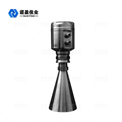 Good price SS304 เครื่องส่งสัญญาณระดับเรดาร์ 24VDC ถังเรดาร์เซ็นเซอร์ระดับน้ำ ออนไลน์