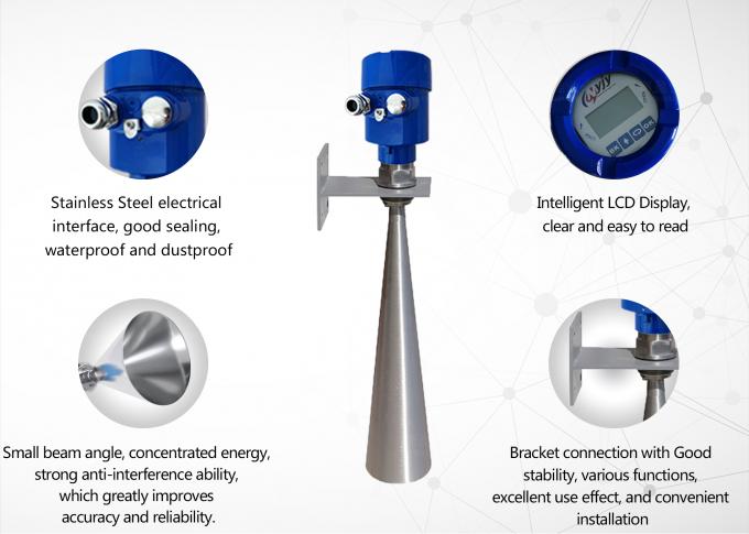 ความแม่นยําสูง อุตสาหกรรม Micropilot เซนเซอร์ระดับถังน้ํา Radar Level Transmitter สําคัญสําหรับอุปกรณ์วัดระดับ 4