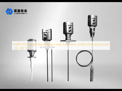 NYRD 701 ส่งระดับระดับเรดาร์คลื่นนําทาง SS304 SS316 โซนดิ่ง -20?? 80 °C
